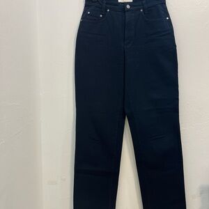 Mac  Jeans Straight Legs Pants Size 38/32 Women‎ Cotton Black